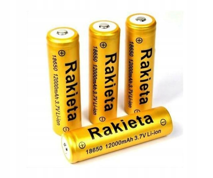 Akumulator litowo-jonowy 18650 3,7 V 12000 mAh Pojemność akumulatora 12000 mAh