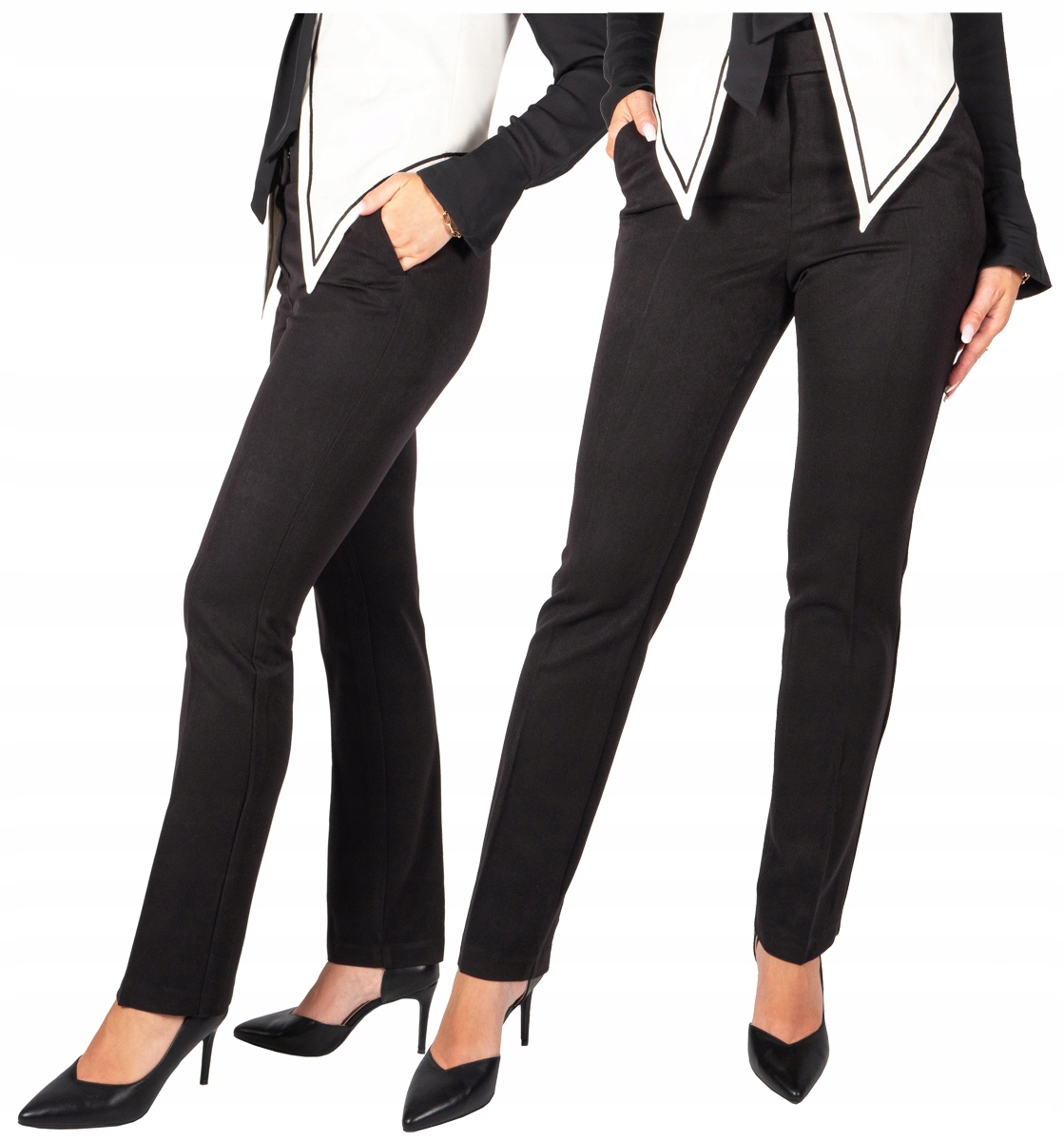 Firi elegantní dámské černé kalhoty 44 /31 XXL