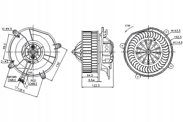 Nissens Dmychadlo Mercedes Cls (C219) E T-model (S2