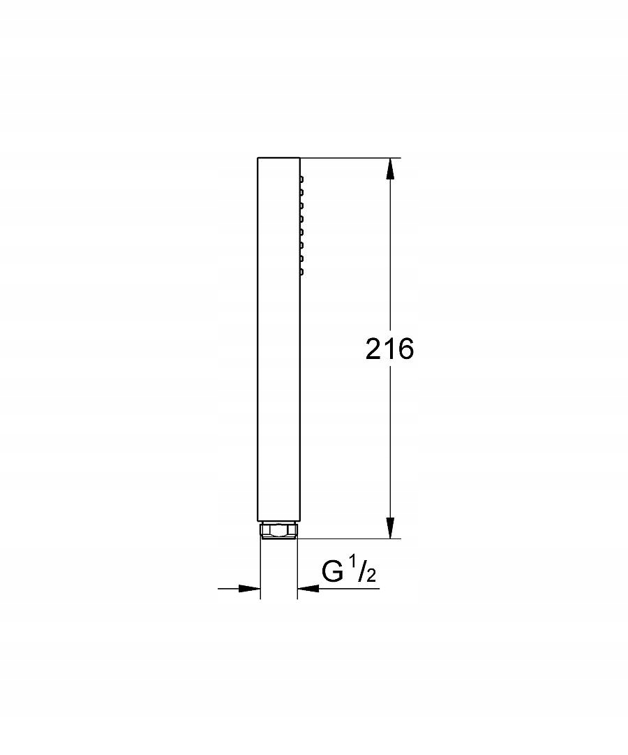 GROHE CUBE STICK SŁUCHAWKA PRYSZNICOWA CHROM Marka Grohe