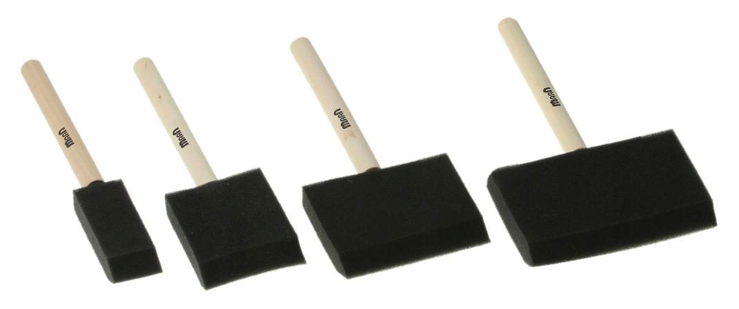 

Pędzle Gąbkowe Pędzel Piankowy Zestaw Decoupage 4x