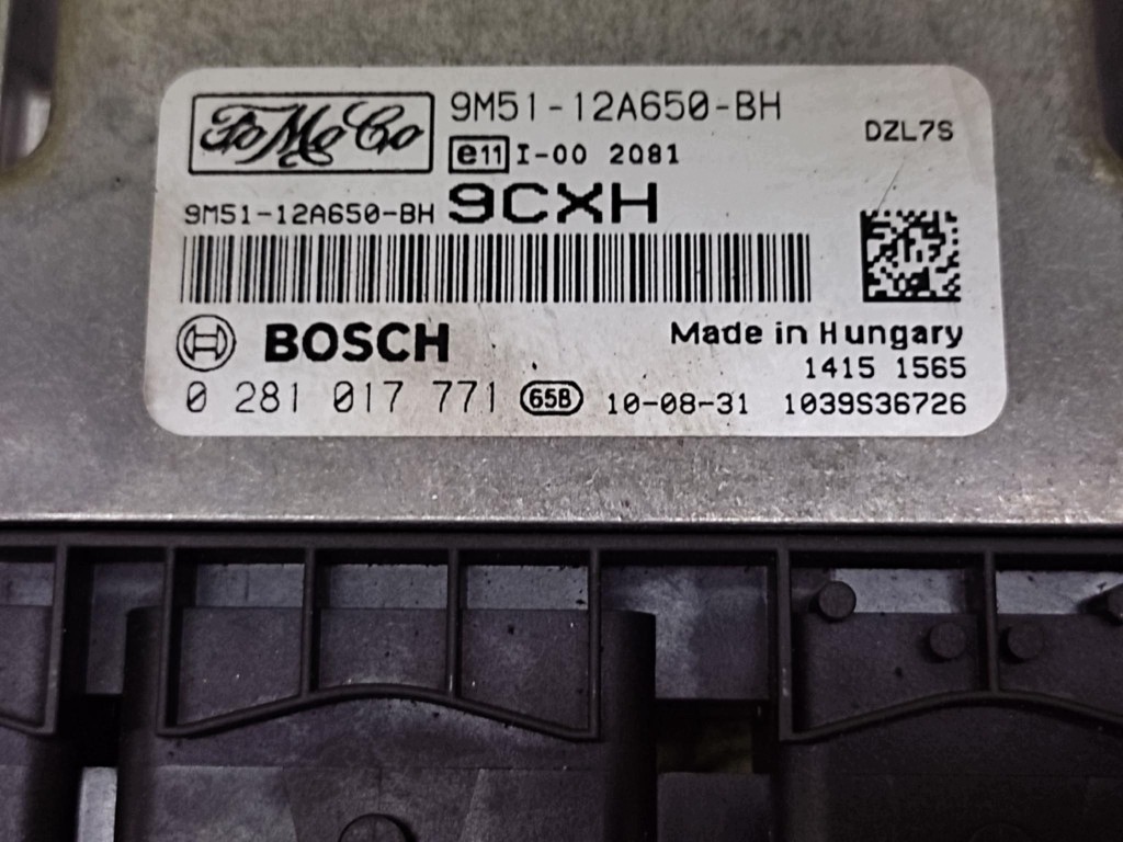 FORD FOCUS MK2 1.6 D control unit of the engine 0281017771