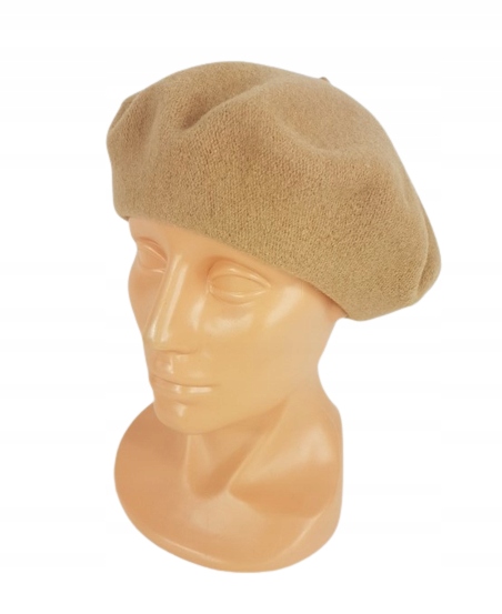 128 BERET FEZKO kolor CAMEL rozm. 11"