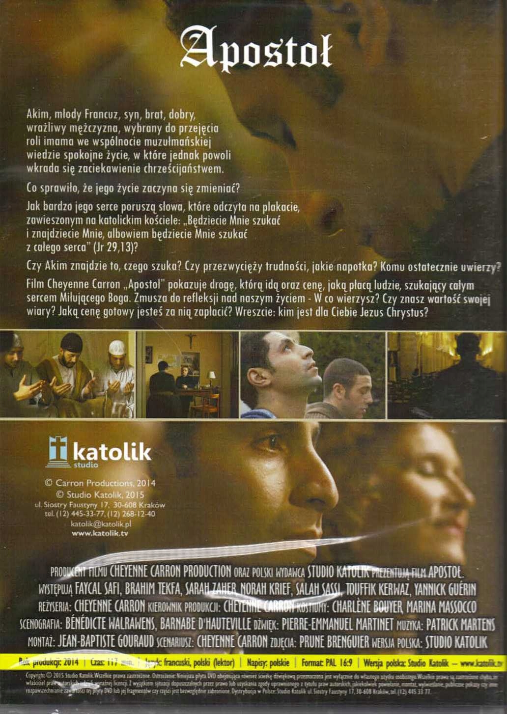 APOSTOŁ, DVD, LEKTOR PL Gatunek dramaty