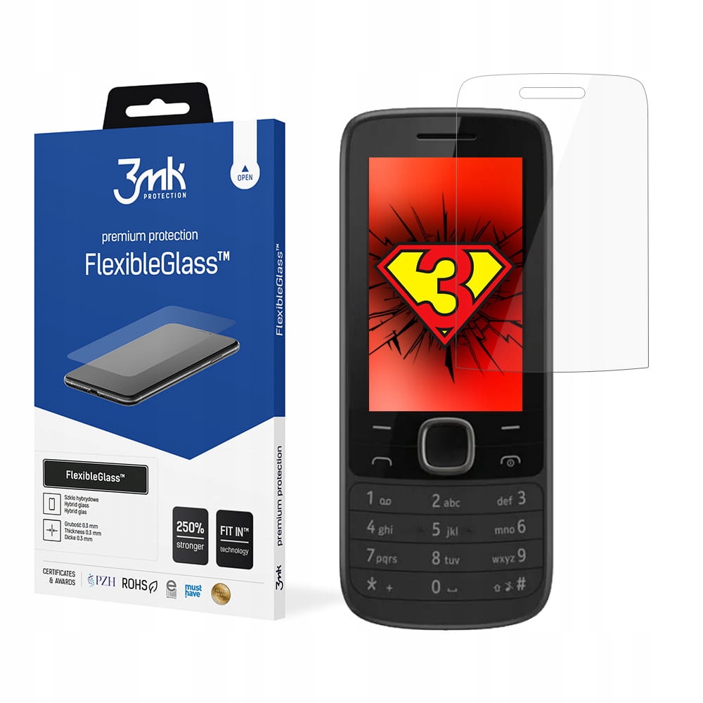 

Niepękające szkło folia do Nokia 225 4G 3mk Glass