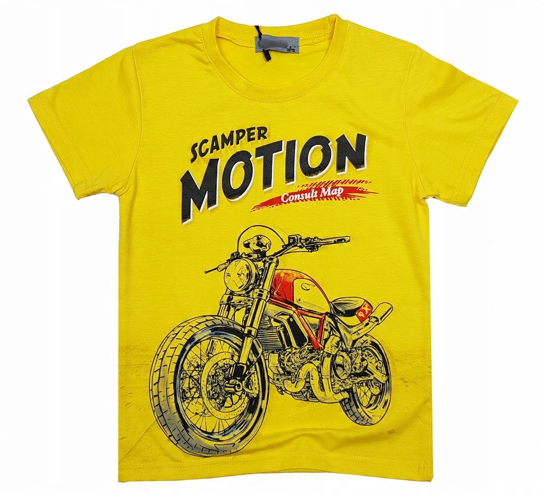 

T-shirt koszukla Scamper r 10 - 134/140 Yellow