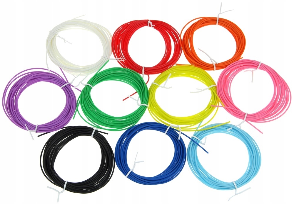 

Wkład Długopis 3D Pen Filament 10szt Pcl 1.75mm/5m