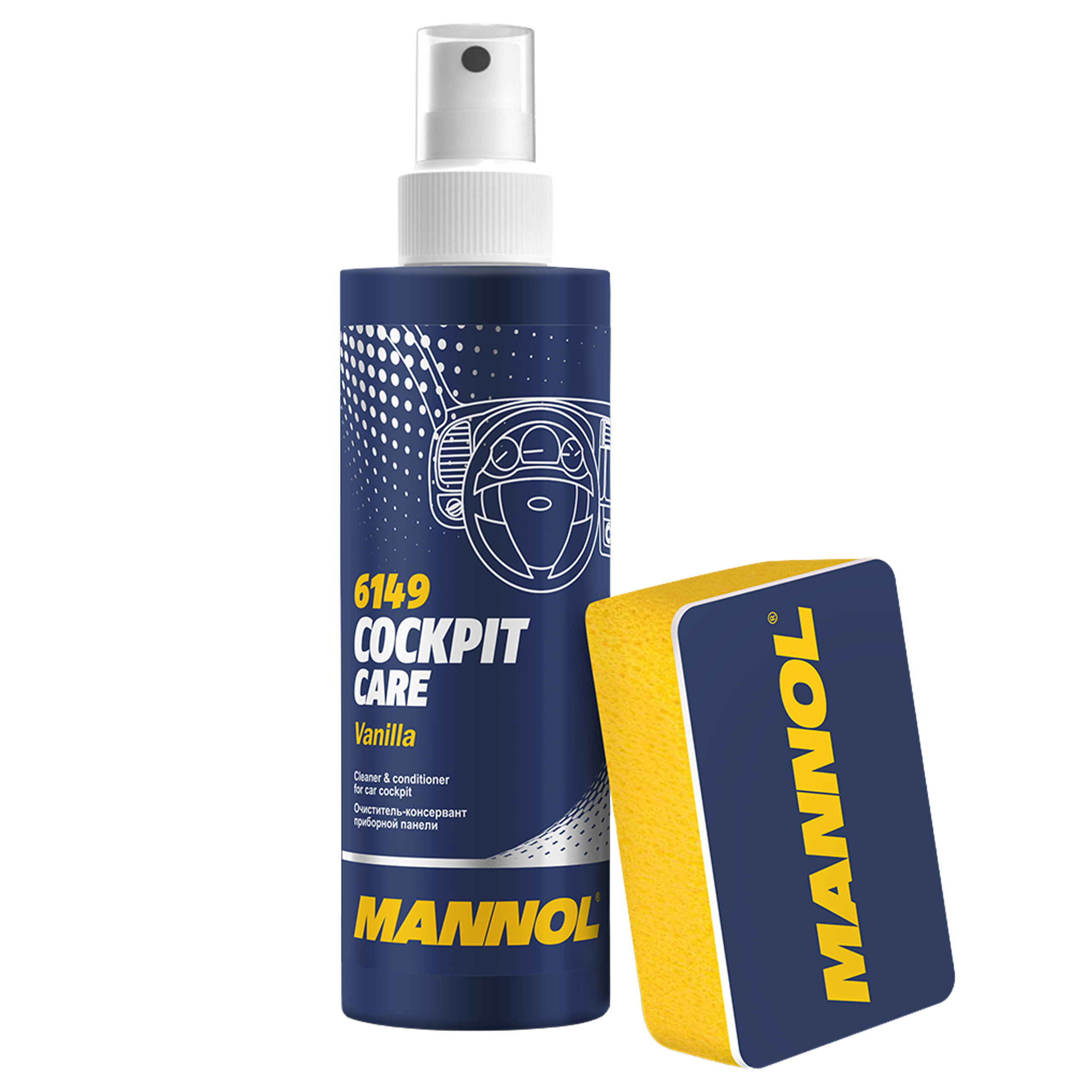 Środek czyszczenia kokpitu płyn wnętrza samochodu Mannol Cockpit 250ml