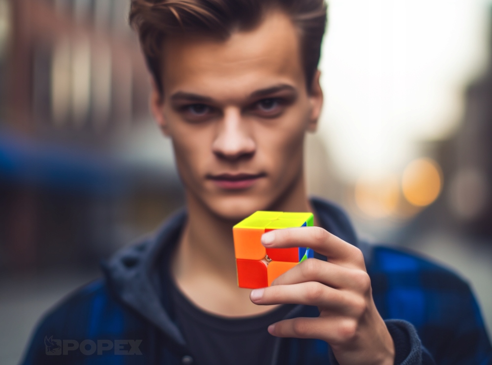 KOSTKA 2x2 MOYU MEILONG + PODSTAWKA + SAMOUCZEK PL PREZENT DLA DZIECKA Stan opakowania oryginalne