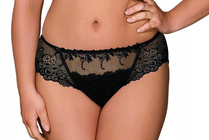 

Figi damskie Ava 1030 Koronka czarne # roz.XL