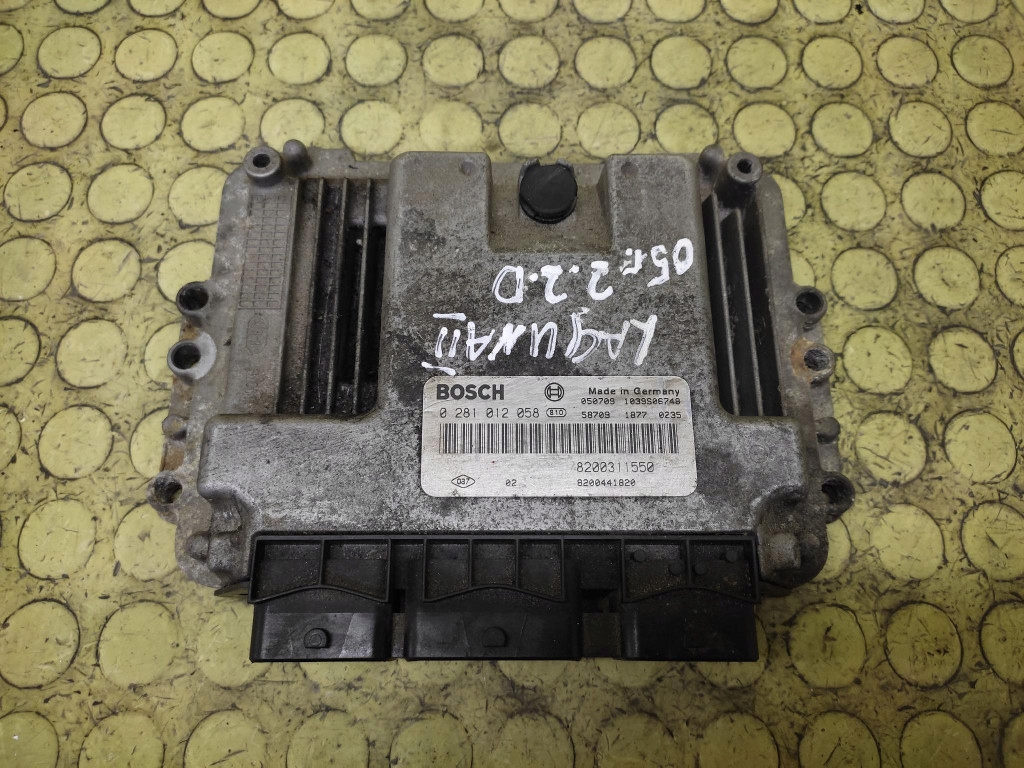 RENAULT LAGUNA II control unit of the engine 0281012058