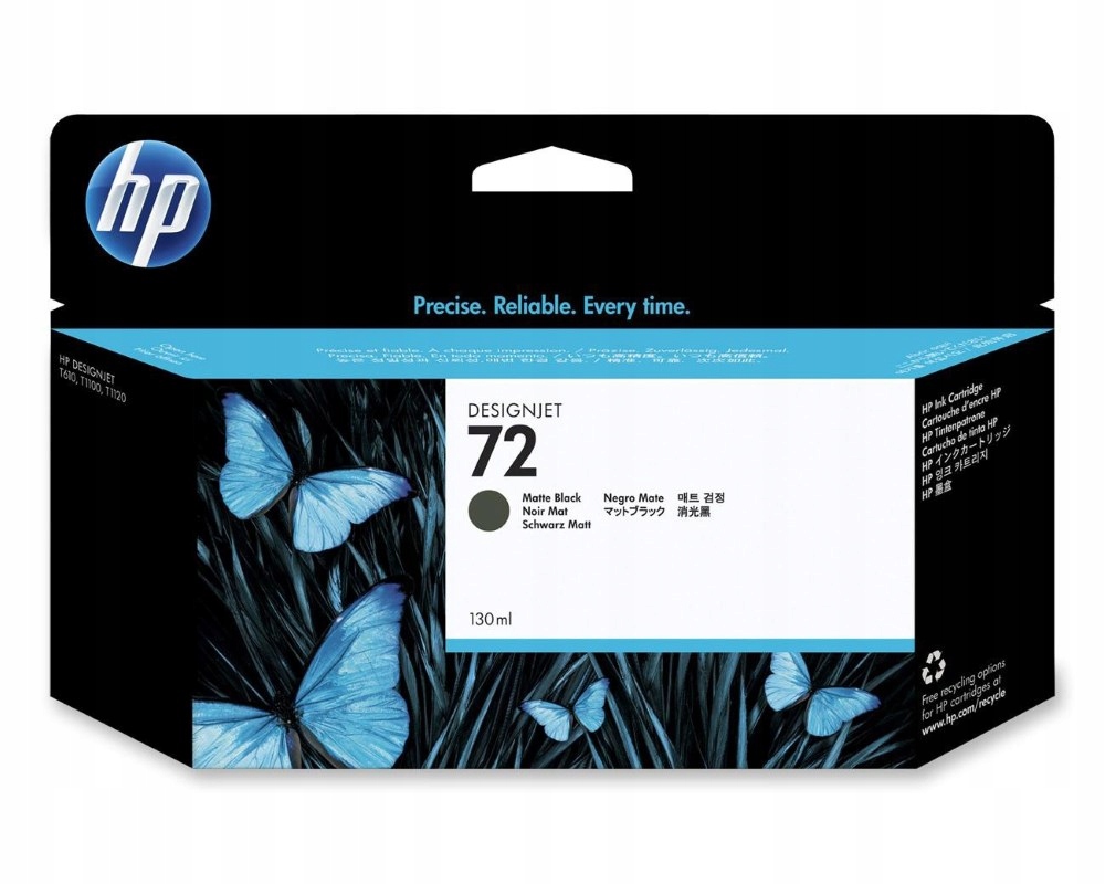 Hp (72) C9403A ink. náplň matná černá černá, 130 ml Vivera originál