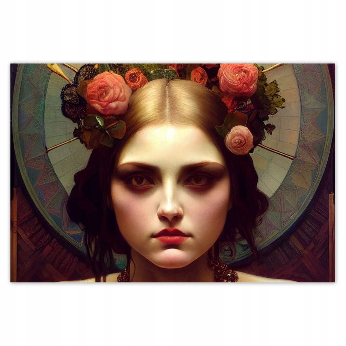 Plakáty 200x135 Dívka s květinami