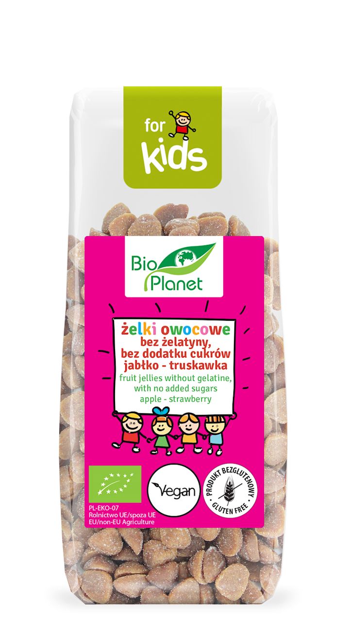 Levně Želé Bonbony bez přidaných cukrů, jablko 100 g