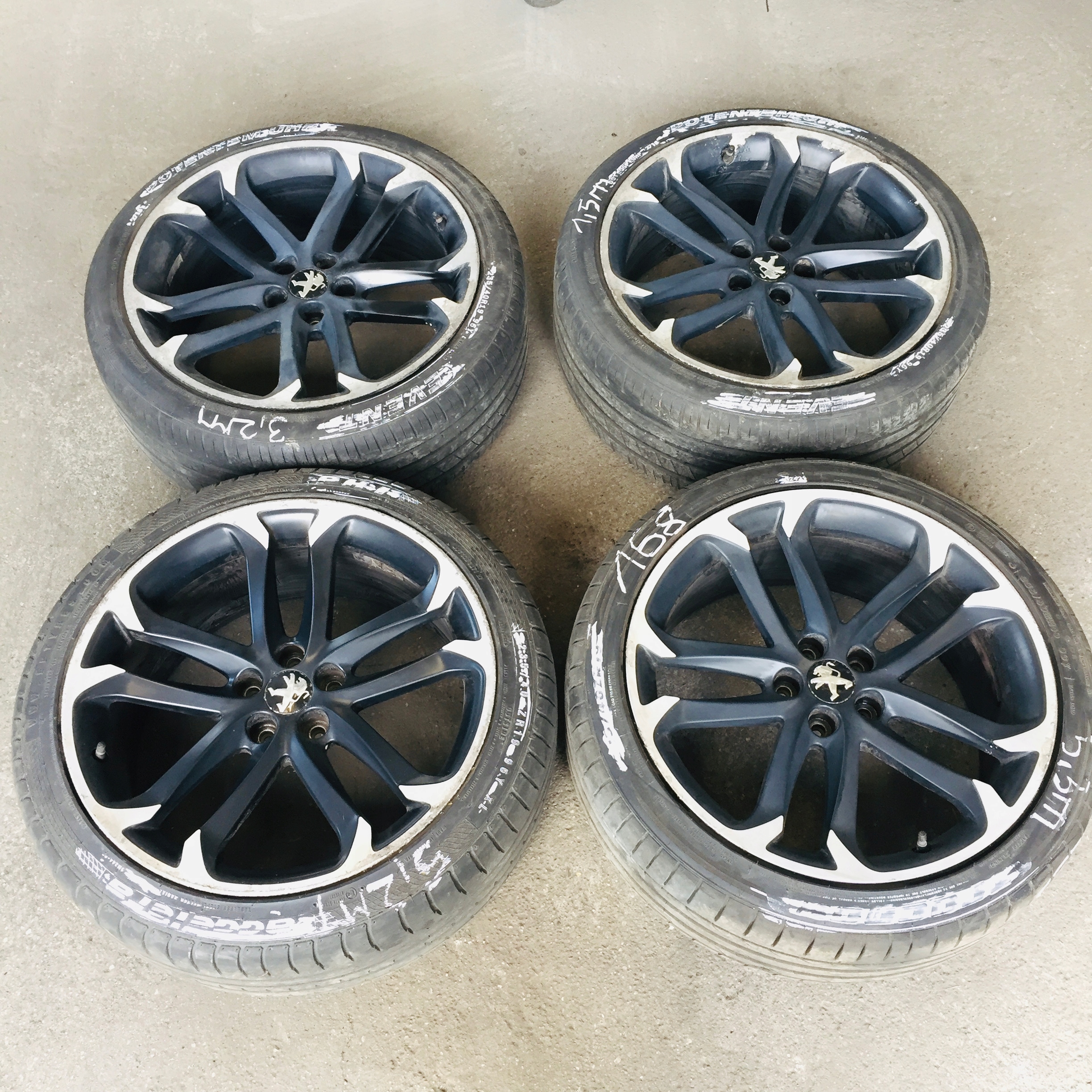 FELGI ALUMINIOWE 19 CALI PEUGEOT RCZ KOMPLET #42