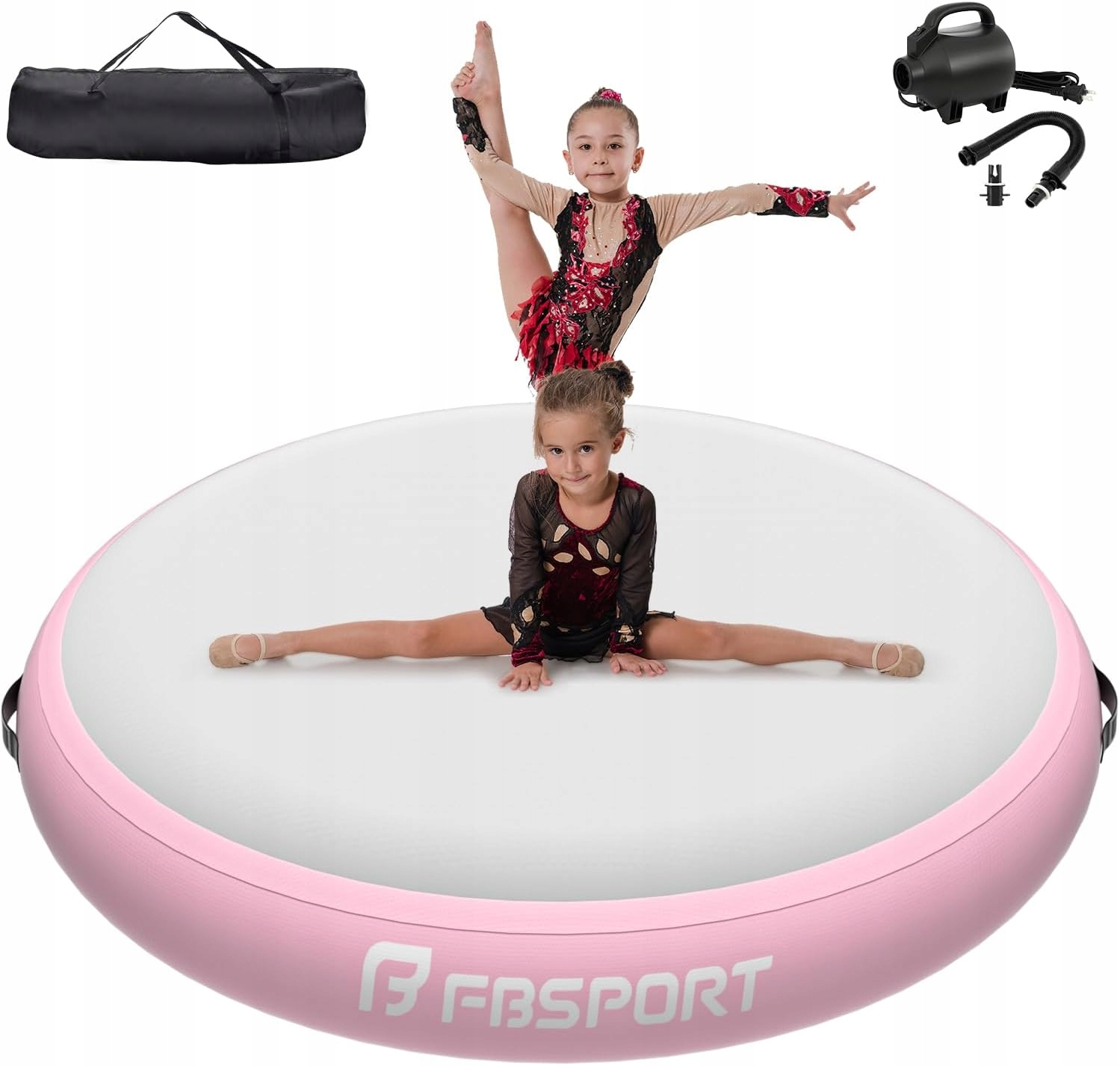 Materac gimnastyczny AirSpot 70x10 cm airtrack do akrobatyki fitnes Fbsport