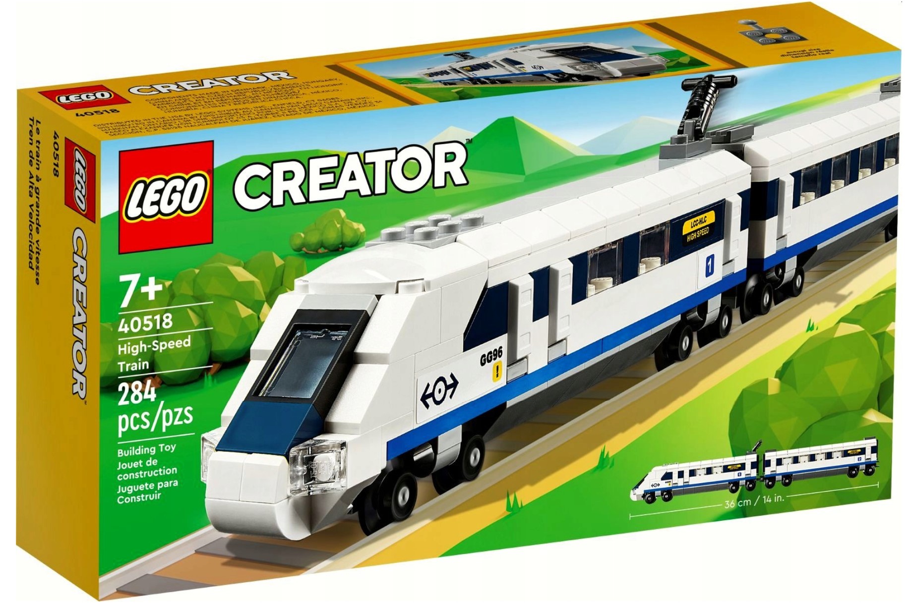 Klocki LEGO Creator 40518 Pociąg szybkobieżny