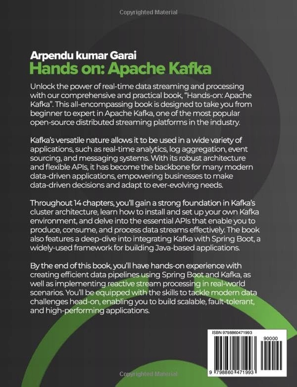 Kumar Garai, Arpendu Hands-on: Apache Kafka Język publikacji angielski