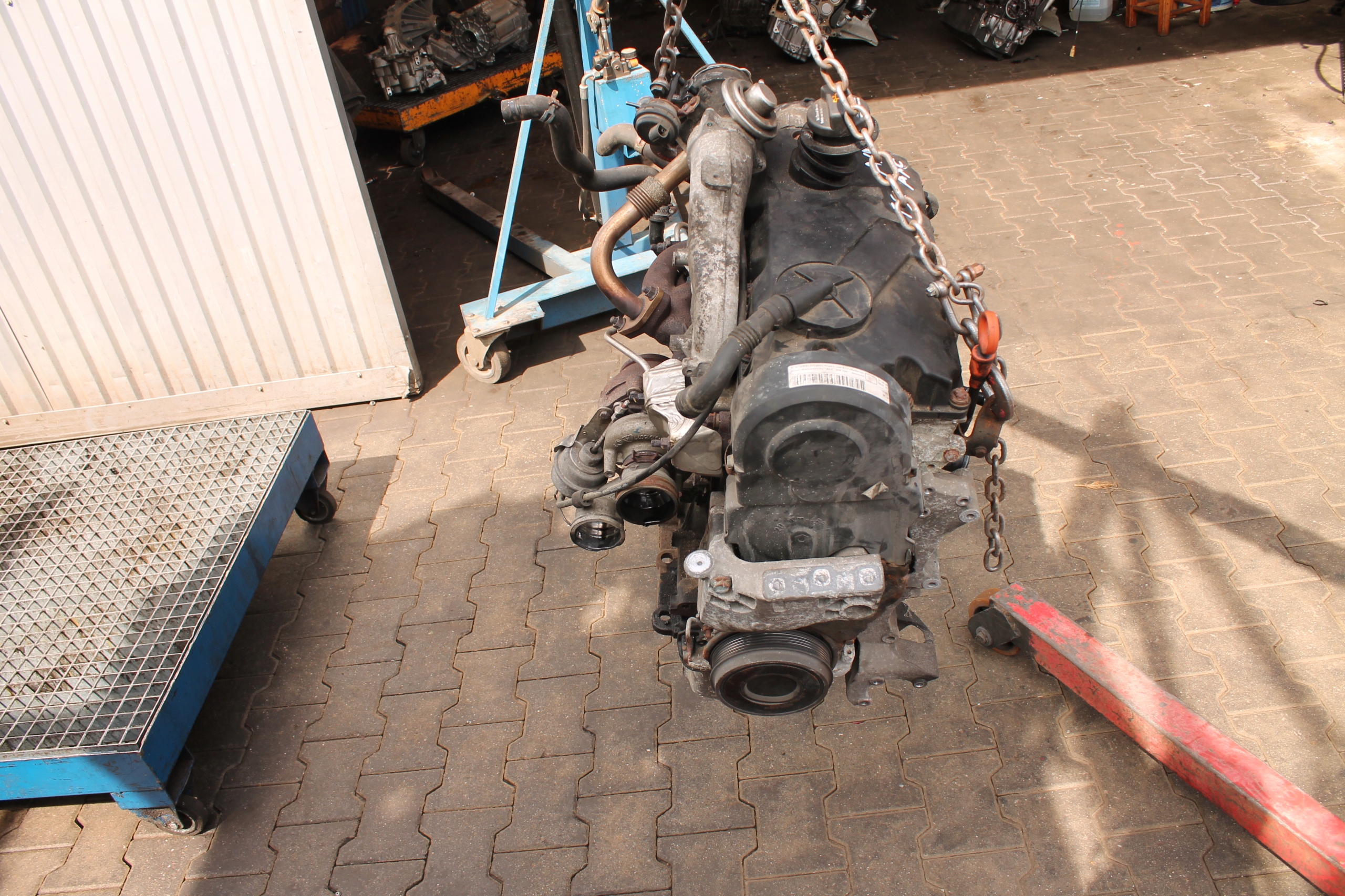 engine complete VW T5 AXB AXC 1,9 TDI 190 TYSKM
