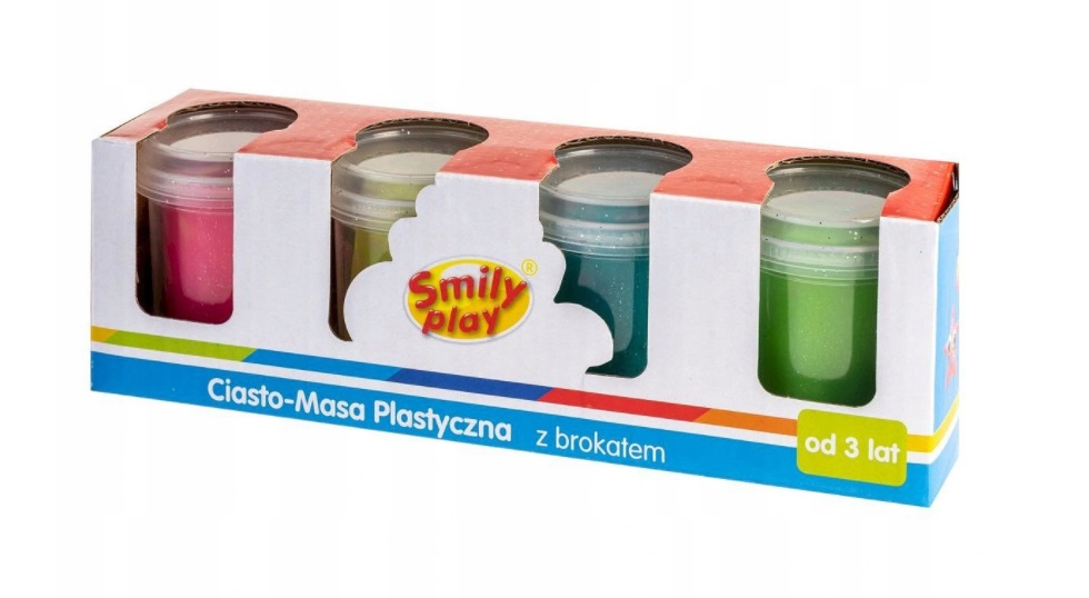 

Ciasto Masa Plastyczna Z Brokatem 4szt SP83344