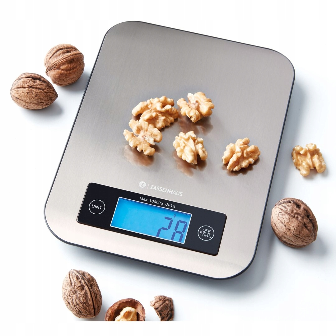 Váha ZassenHaus Pure kuchyňská stříbrná/šedá 10 kg