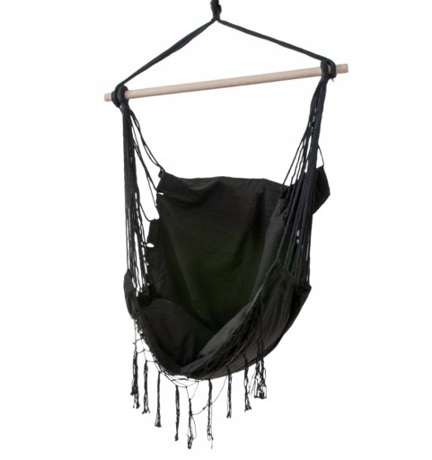 HAMAK BRAZYLIJSKI FOTEL WISZĄCY Z PODUSZKAMI Obciążenie maksymalne 120 kg
