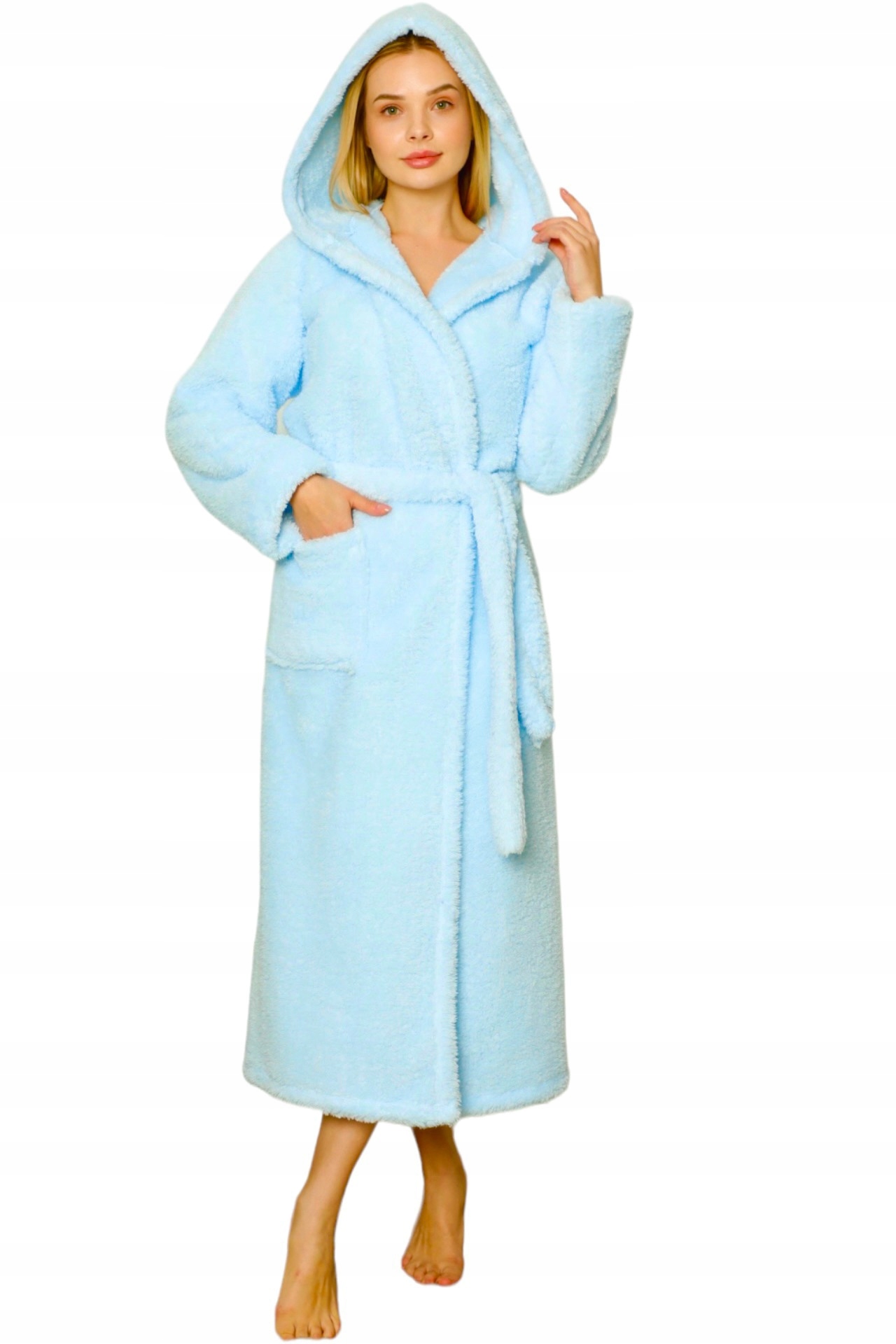 SZLAFROK DAMSKI DŁUGI WELLSOFT MIĘKKI CIEPŁY GRUBY Marka Cocoon Secret