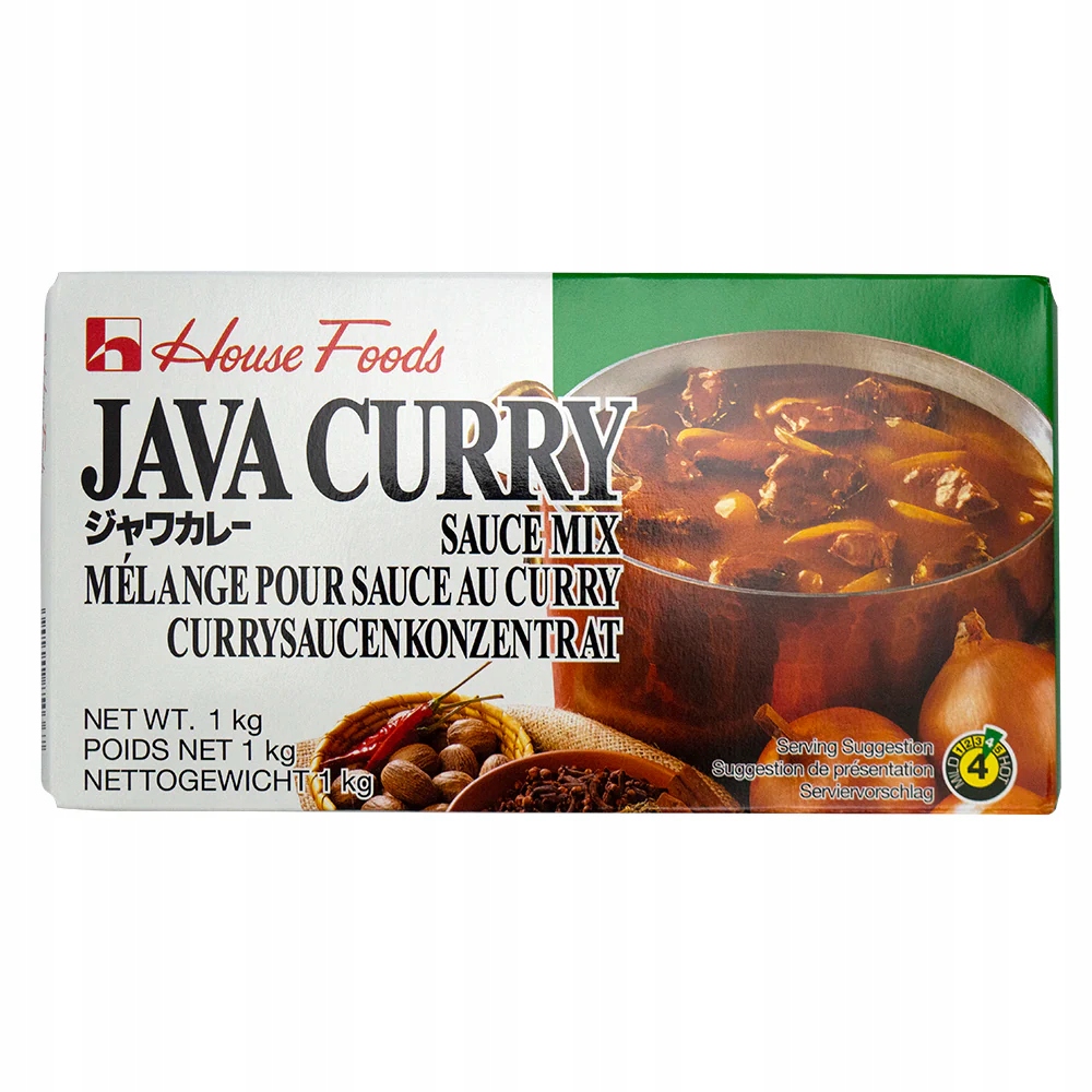 House Foods japonské kari 1kg ostrý vývar pro ramen katsu udon