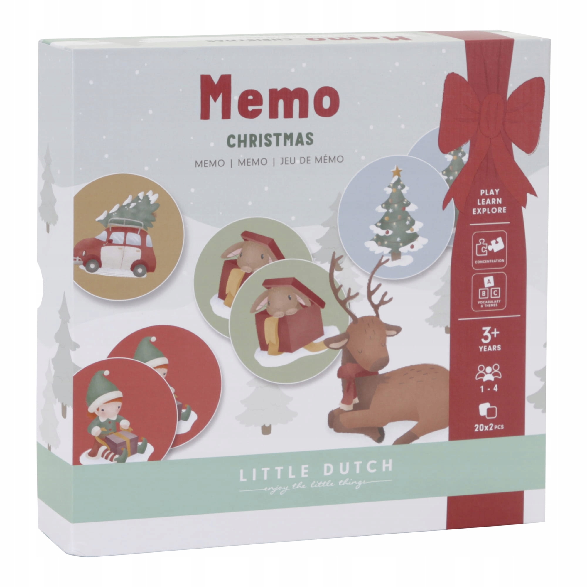 

Gra Pamięciowa Memo X-mas Świąteczna Little Dutch