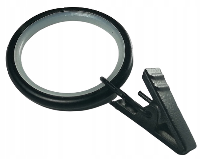 Karnisz pojedynczy 240 cm fi 19 metal czarny kółka Rodzaj karnisza pojedynczy