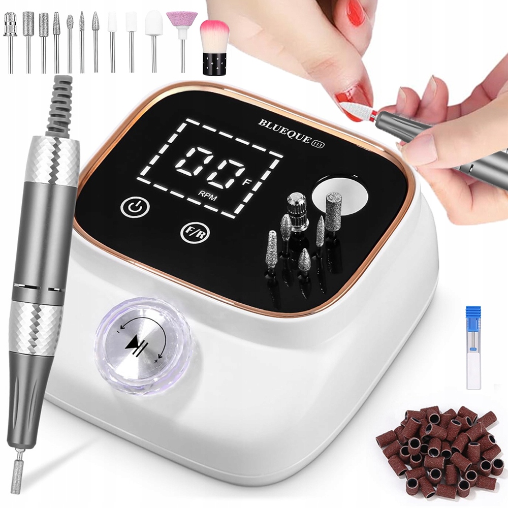 Bruska Na Nehty Manikúra Pedikúra 50W Profesionální Silná Frézy