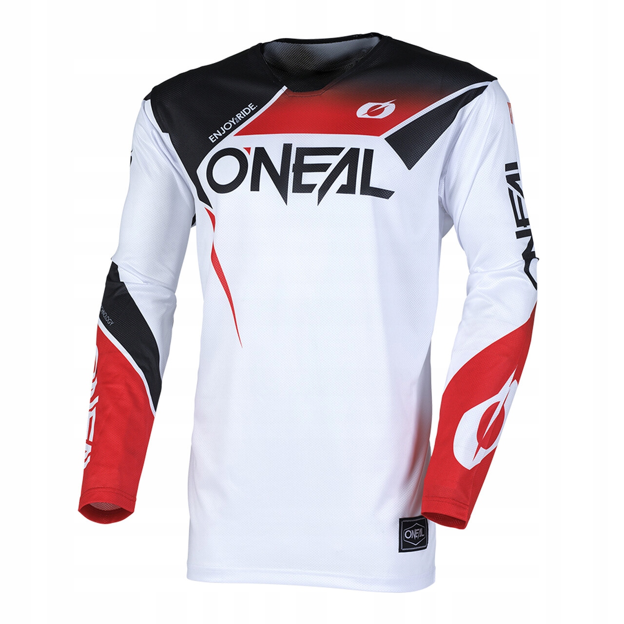 Mikina O'Neal Hardwear Air Slam biela/červená S