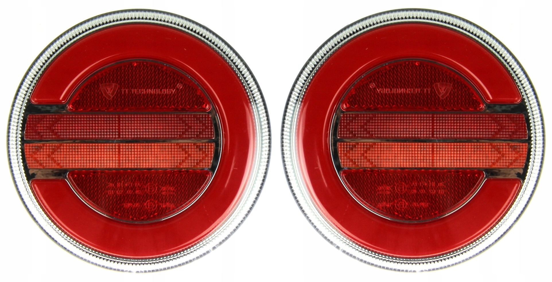 LAMPA TYLNA LED DYNAMICZNY KIERUNEK NEON 3-FUNKCJE