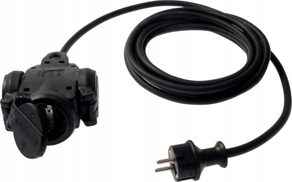 Napájacia lišta 3 zásuvky, kábel 10 m H07RN-F3G15