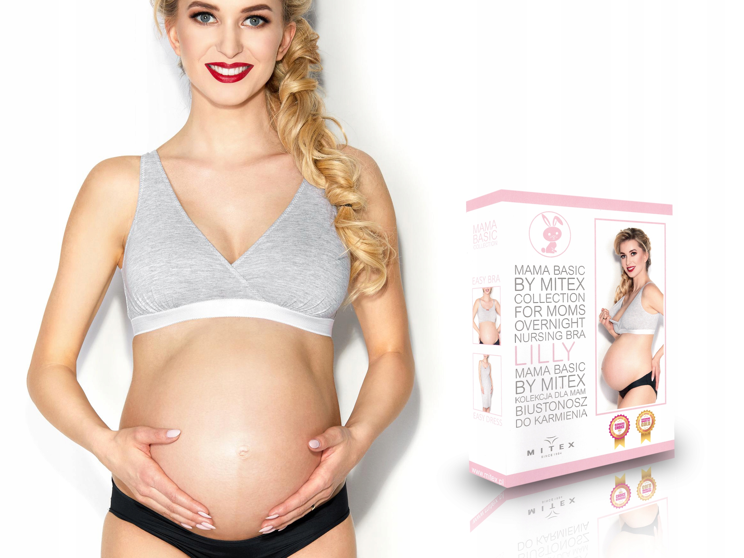 

Mitex Lilly Biustonosz Dla Ciężarnych, Szary, M
