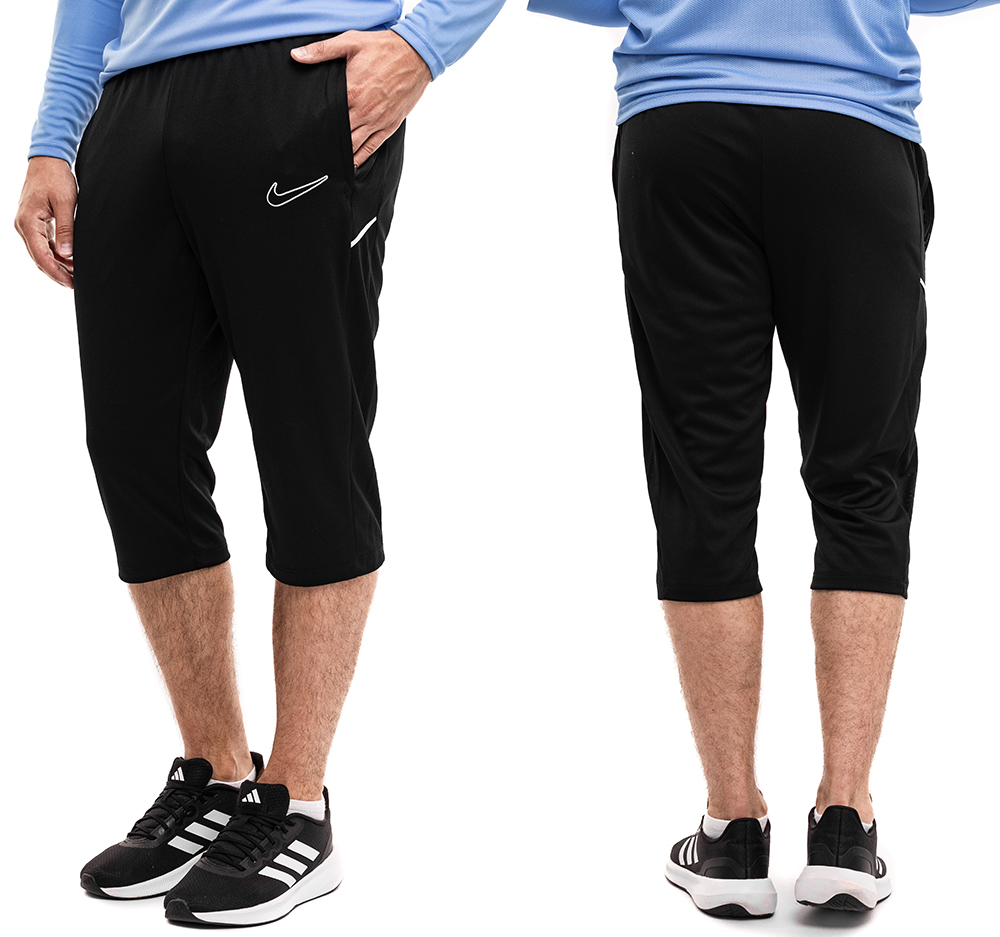 Spodnie Dresowe Męskie Nike Dri Fit Sportowe Treningowe Długość 3/4 r. L
