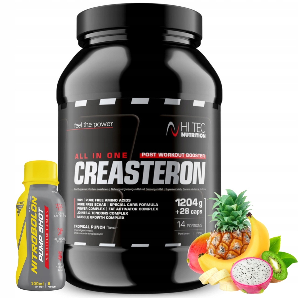 Hi Tec Creasteron 1204g 28k Kreatin Aminokyseliny Tropický