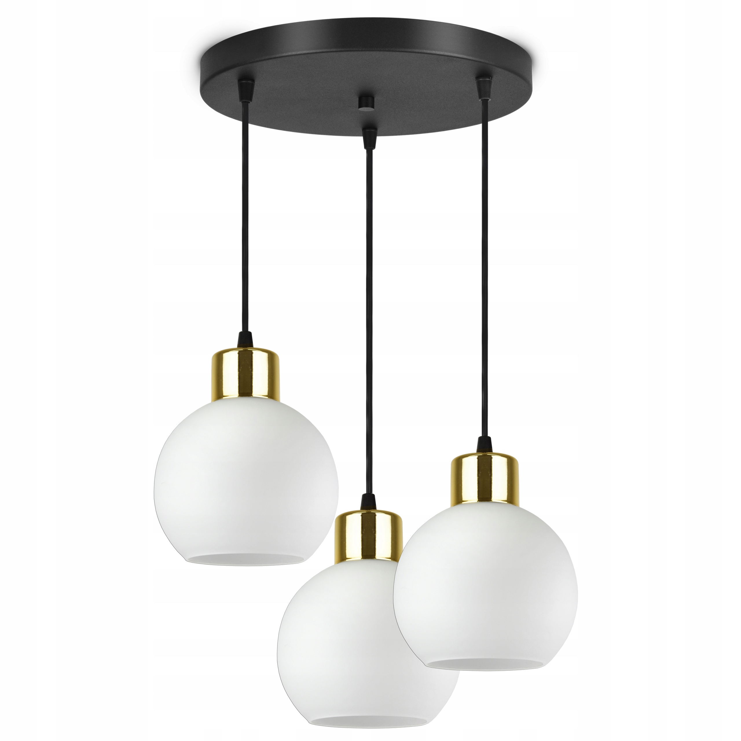 Závěsná lampa Lustr Skleněné Mléčné koule Led