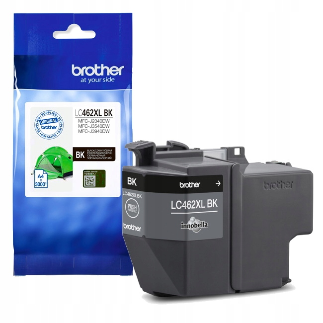 

Tusz XL Czarny Brother LC462XLBK MFC-J3940DW J2340