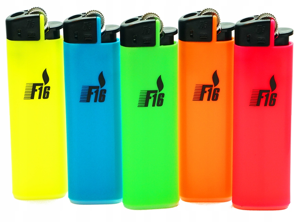 

Zapalniczka F16 Neon Zestaw 5 szt