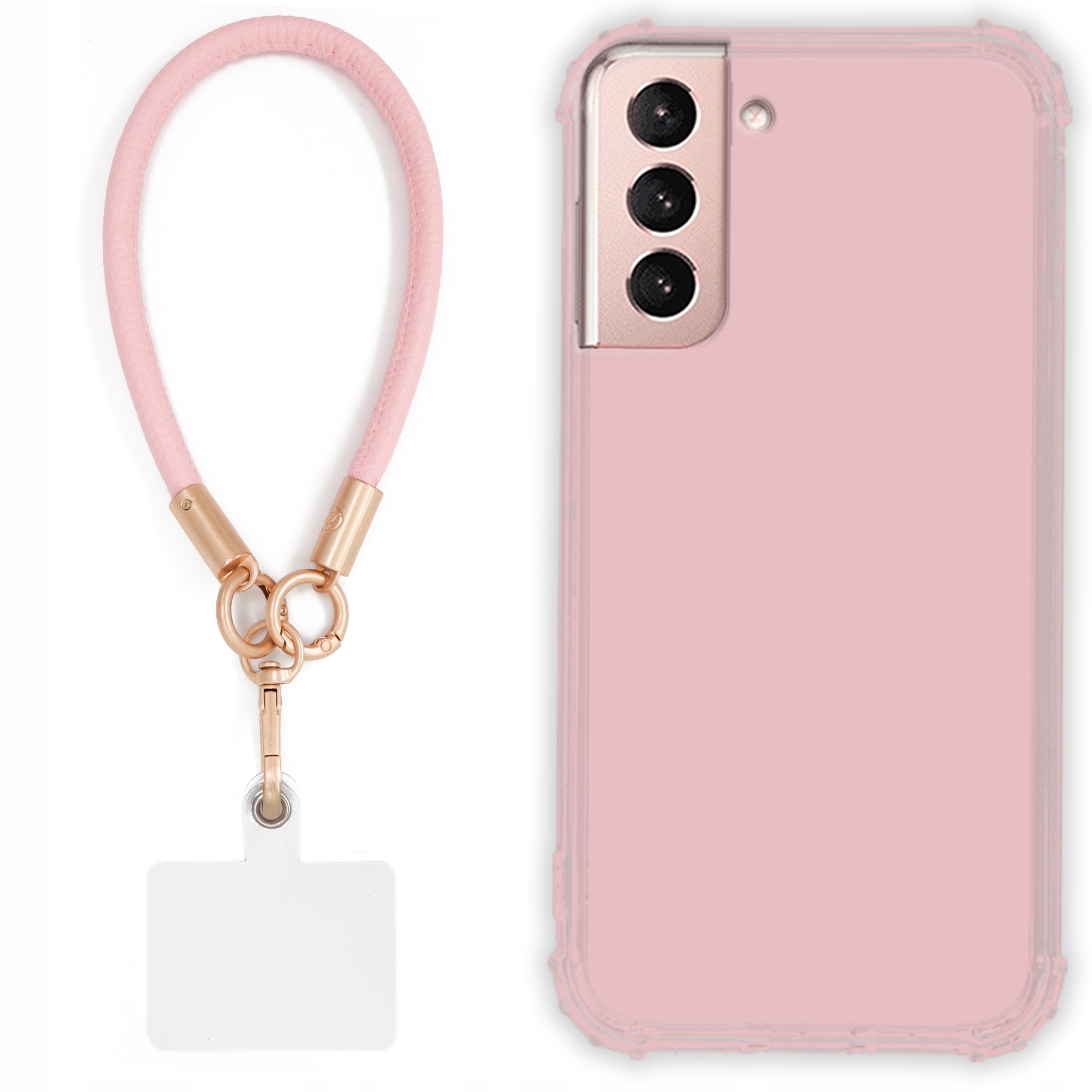 Pouzdro Pro Samsung S30 Case Antishock Pinky Růžové vodítko Sada Odolné Tpu