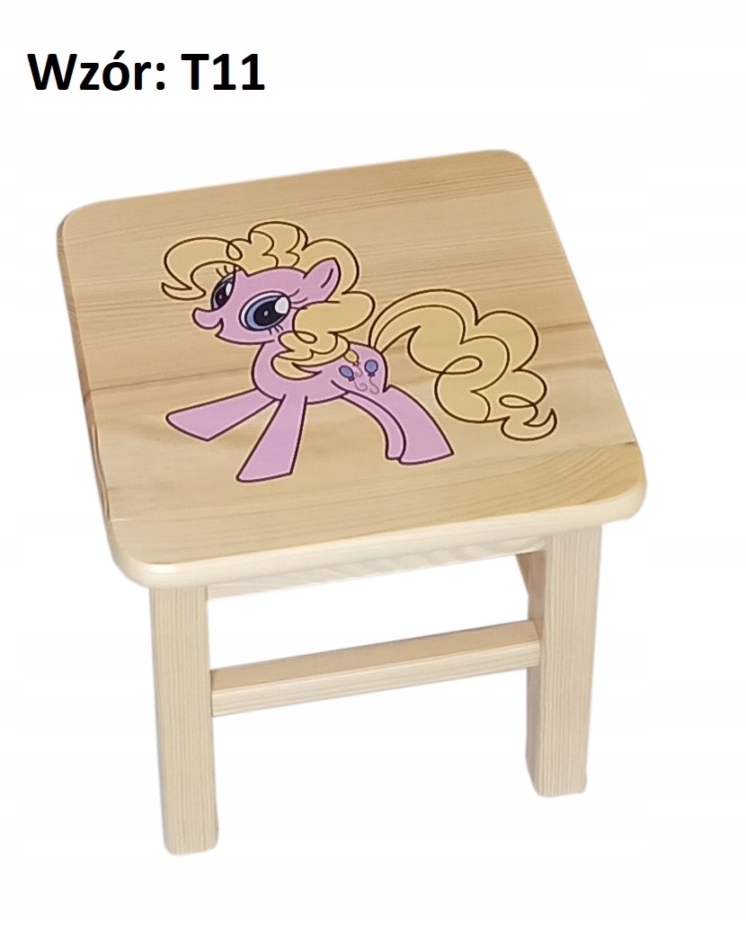 TABORET STOŁEK dla Dziecka WZORY Wysokość stołu 48 cm