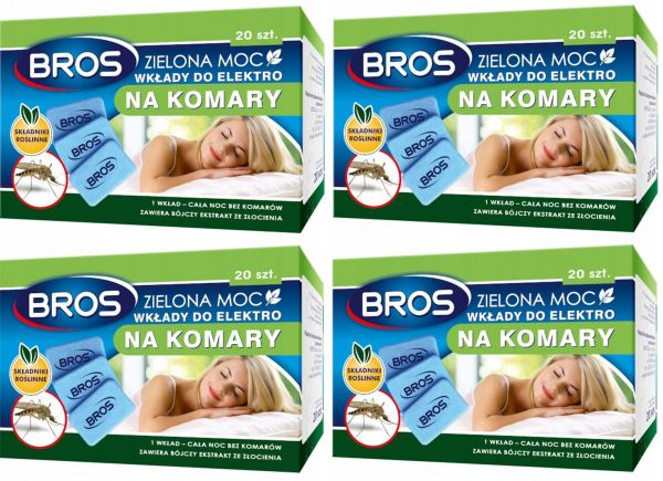 

Wkłady Do Elektro Na Komary Zielona Moc Bros 80szt