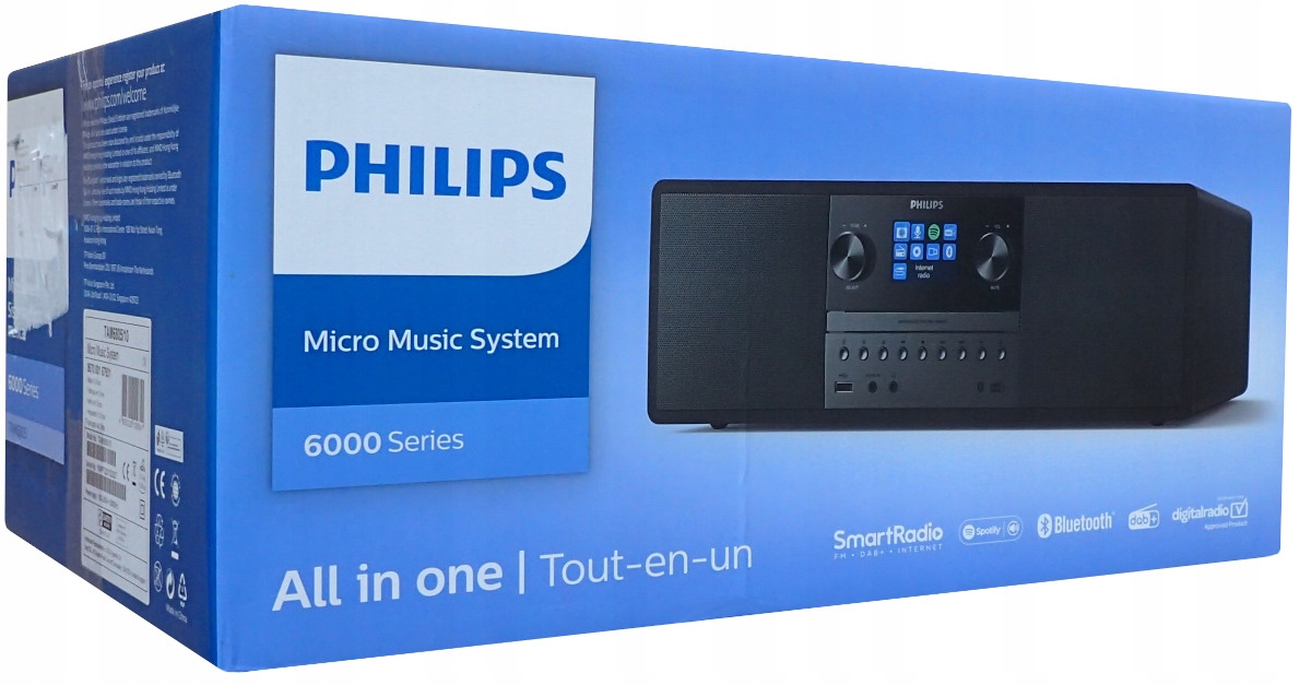 Veža MiniVeža Rádioprehrávač Internetové rádio Philips TAM6805 Dab+ MP3