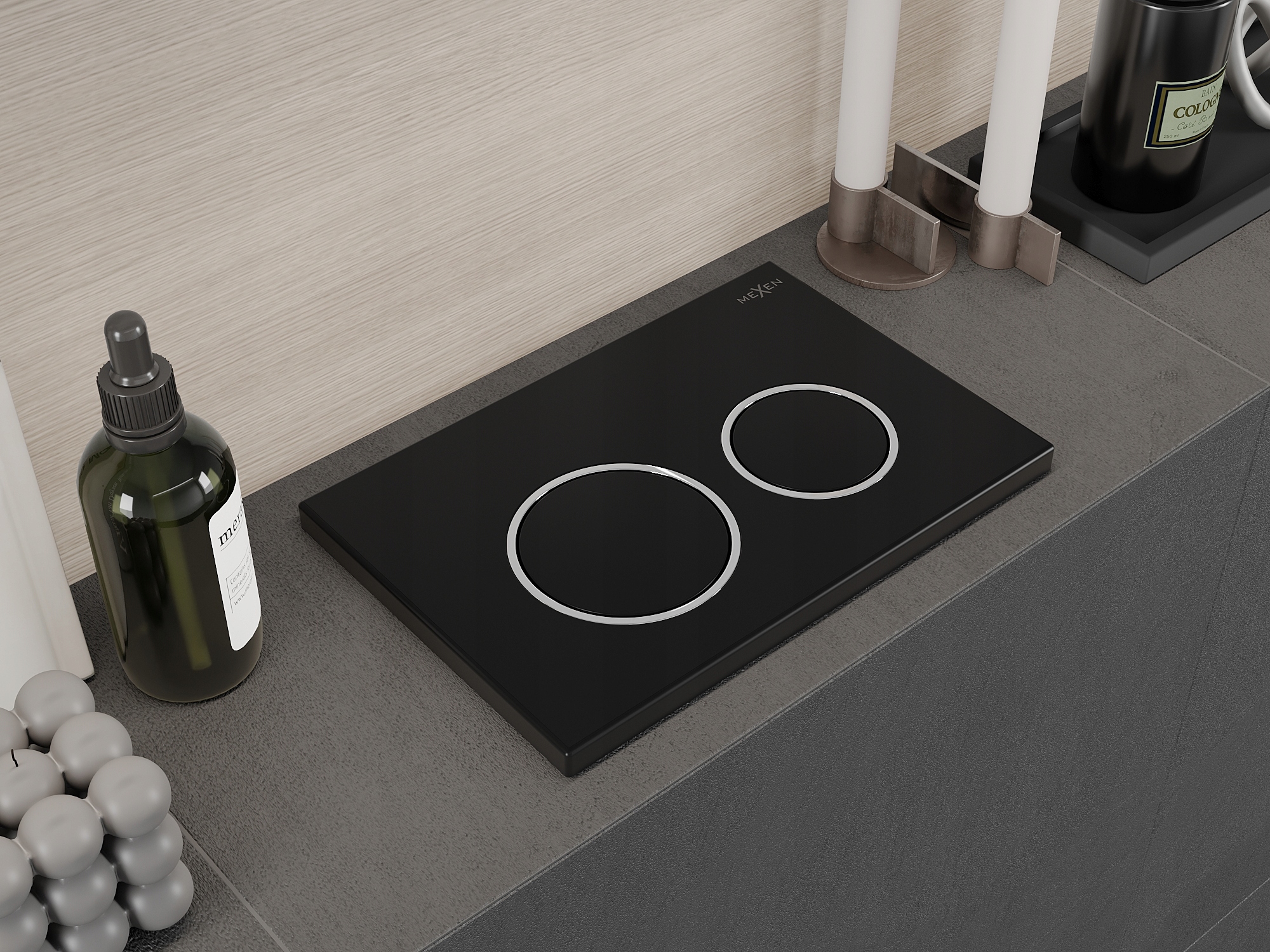 MEXEN FENIX 07 XS PRZYCISK DO STELAŻA WC CZARNY Rodzaj do WC