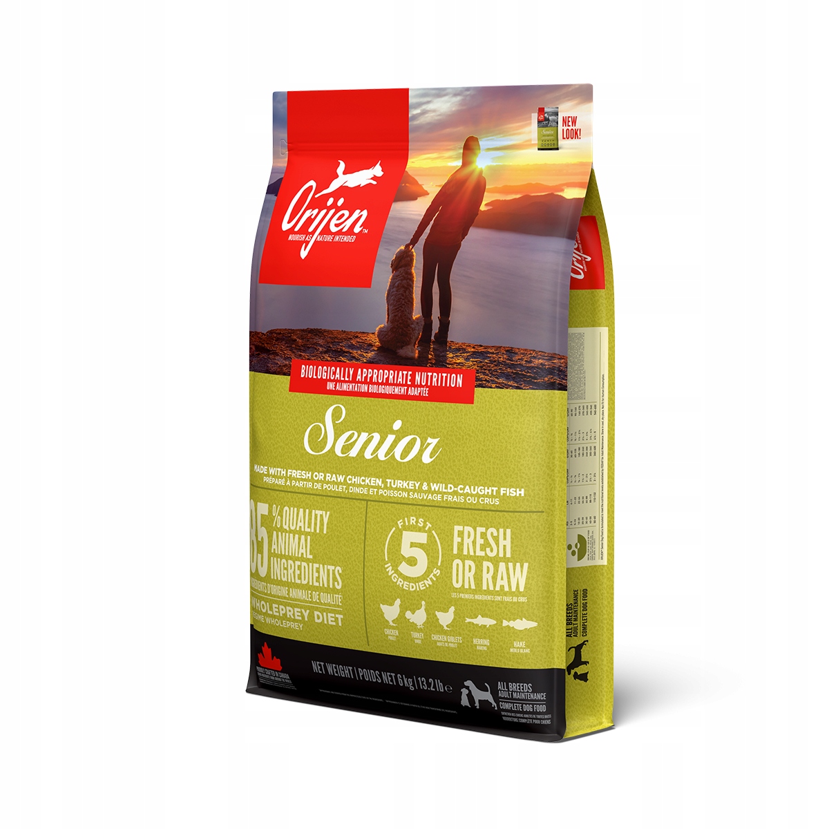 Levně Krmivo pro psy Orijen Senior 6 kg