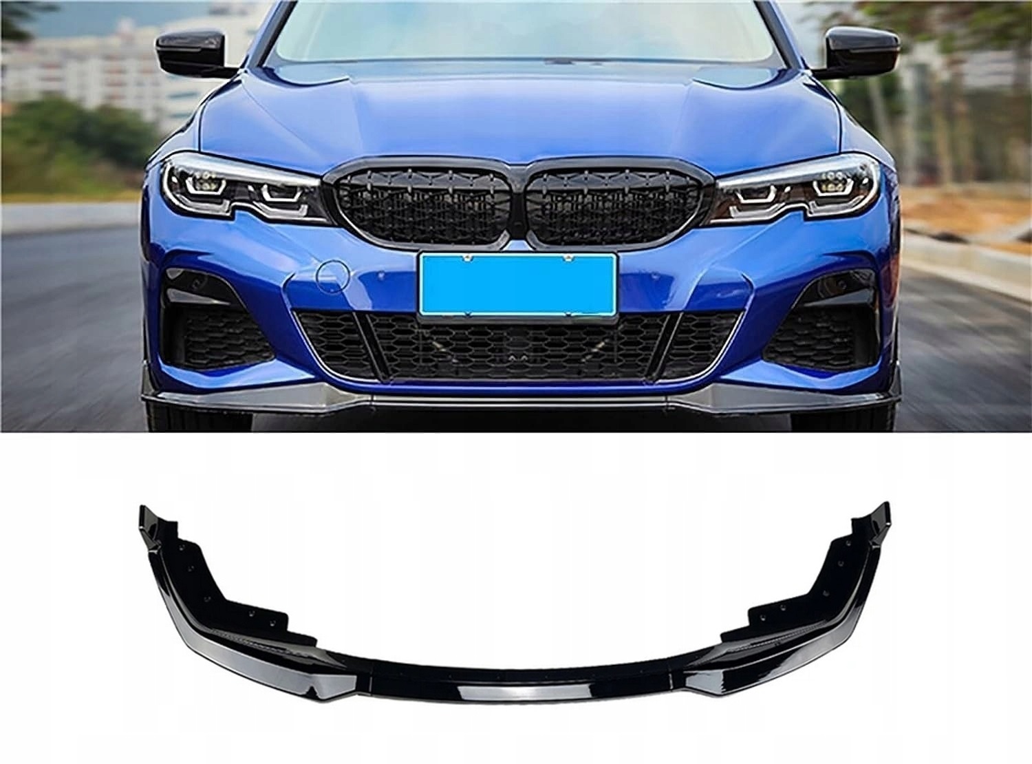 Kryt nárazníku Černý Lesk Mp Bmw G20 G21 Předlift 2019-2022 M Sport