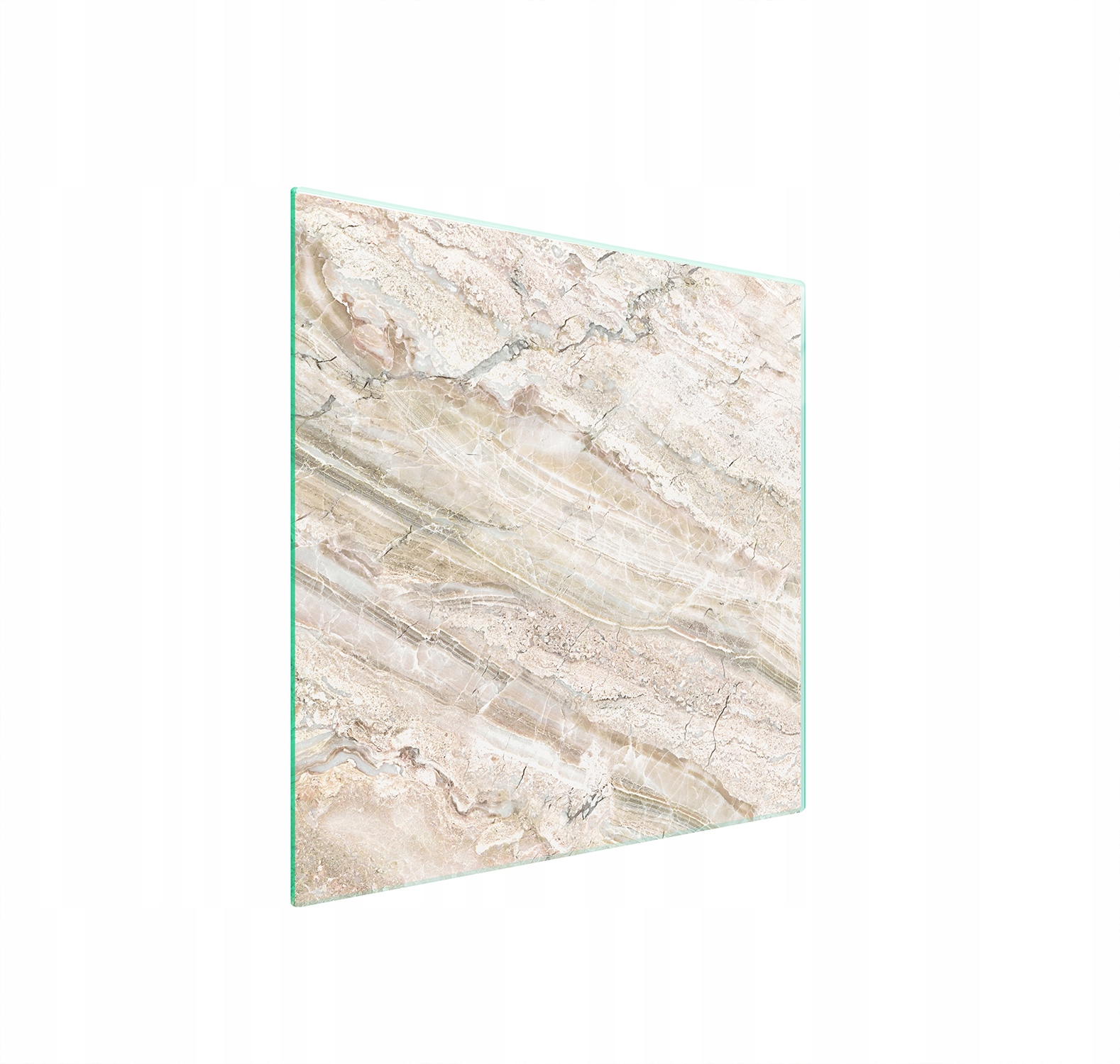 Skleněná Ochranná Deska Na Sporák 50x52 Mramor Tvrzené Sklo