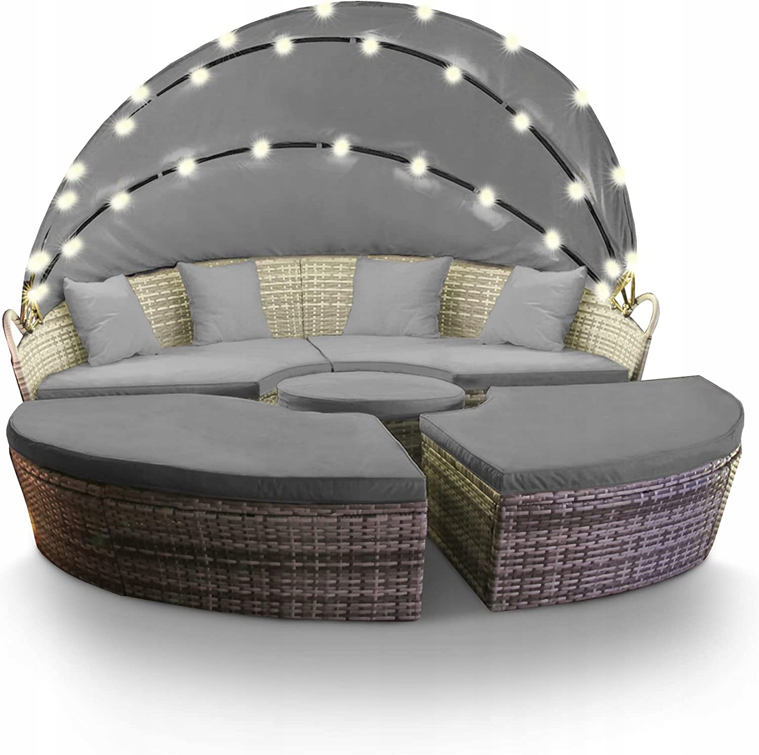 OGRODOWA WYSPA SŁOŃCA 210cm LED MEBLE OGRODOWE Kod producenta RI-2101