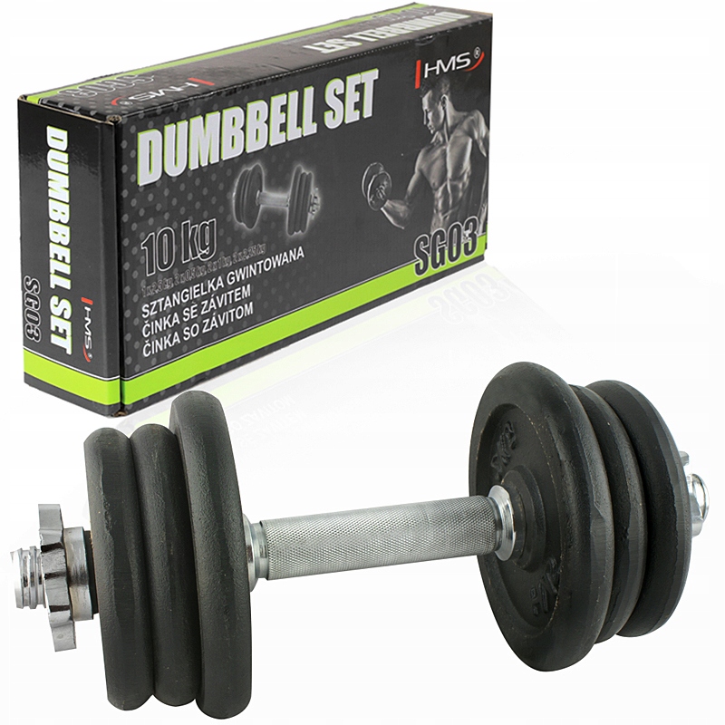 

Sztangielka Hantla Hantelka Regulowana Hms 10KG